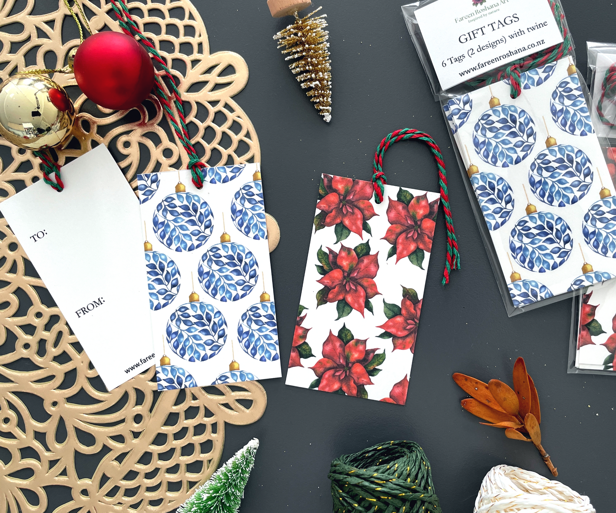 Festive Joy Collection - Christmas Gift Tags