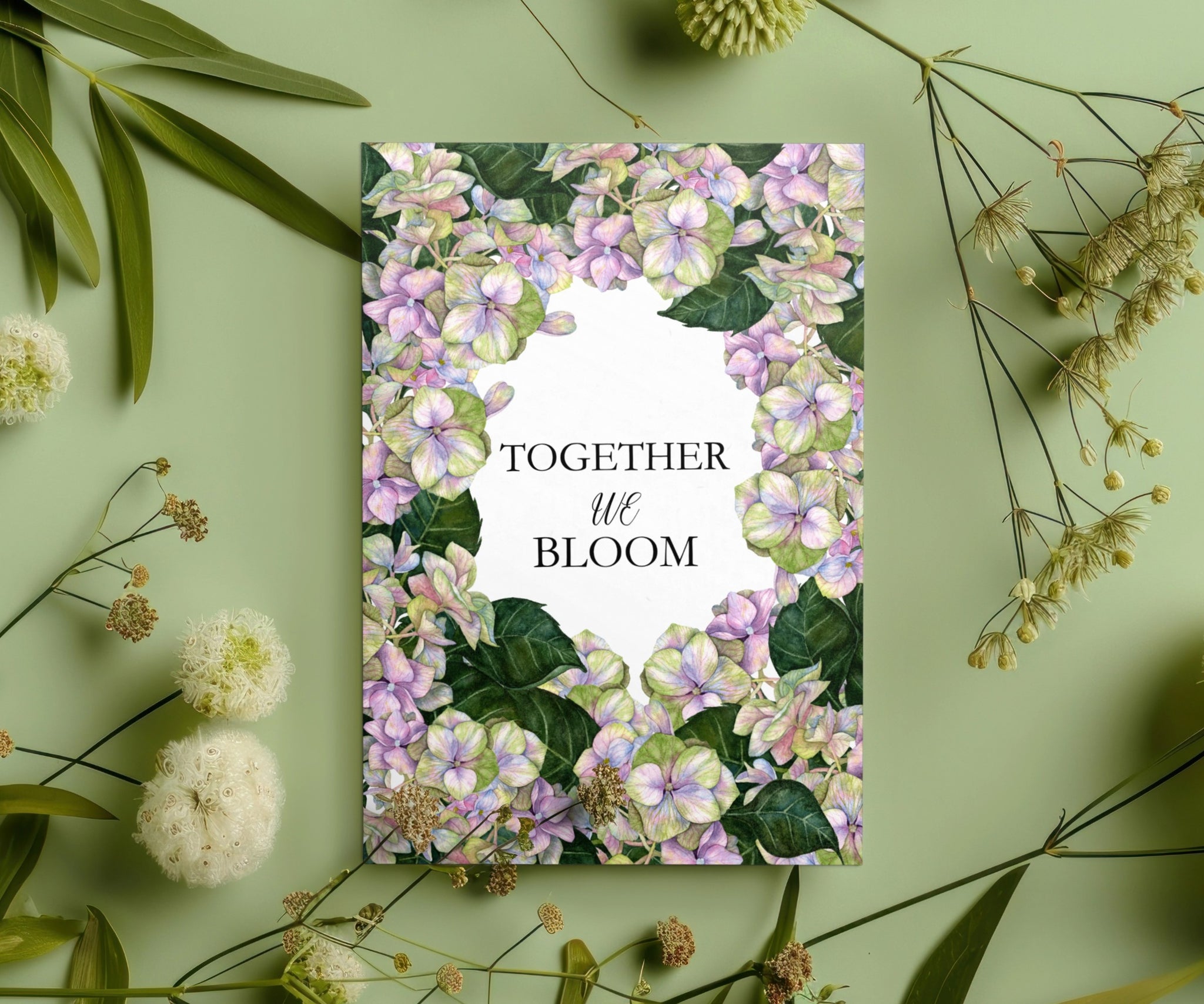 You Are Amazing - Hydrangea Flowers Greeting Card