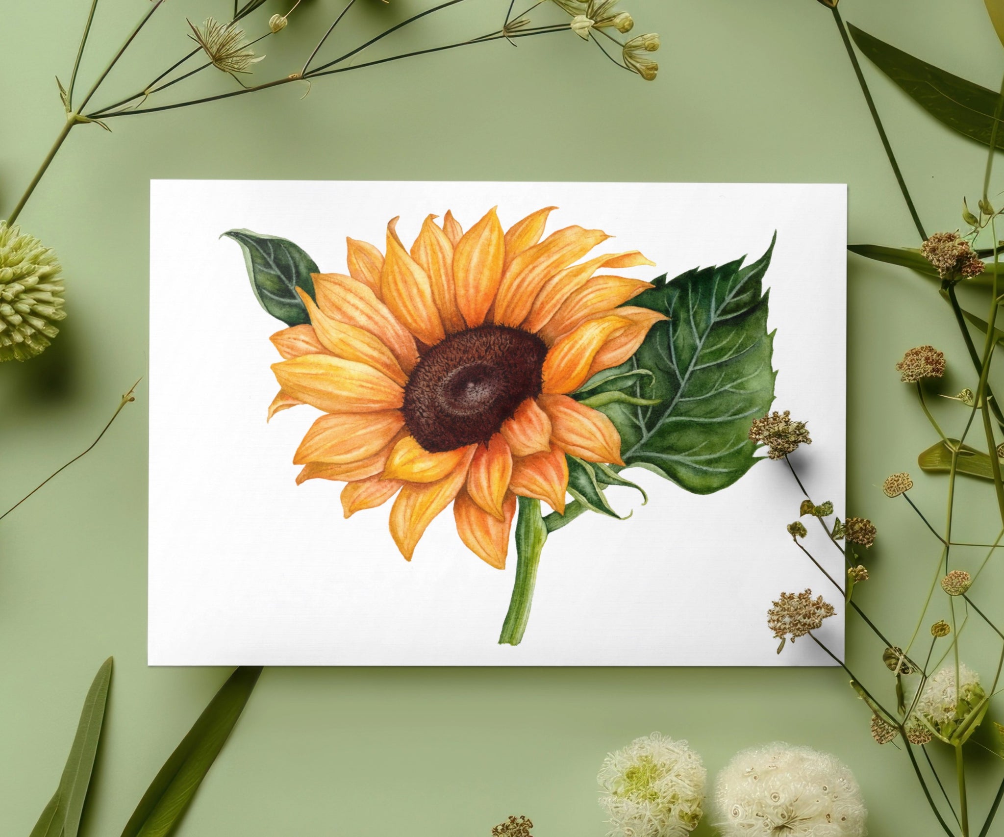 Heart of Sunshine - Sunflower Greeting Card