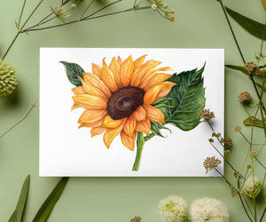 Heart of Sunshine - Sunflower Greeting Card