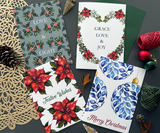 Love and light Collection - Set of 4 Christmas Greeting Cards