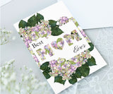 Best Mom Ever Hydrangea Greeting Card