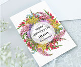 Happy Mother's Day Wildflower Greeting Card