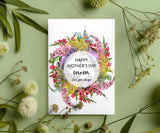 Happy Mother's Day Wildflower Greeting Card