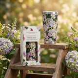 Hues of Serenity Hydrangea Insulated Travel Mug (590 mL)