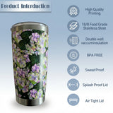 Hues of Serenity Hydrangea Insulated Travel Mug (590 mL)