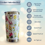Petals of the Wild Insulated Travel Mug (590 mL)