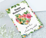 Happy Mother's Day, Your Love Colours My World Greeting Card