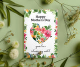 Happy Mother's Day, Your Love Colours My World Greeting Card