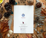 Baubles of Joy Christmas Greeting Card Back