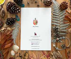 Whimsical Bauble of Splendor - Christmas Greeting Card