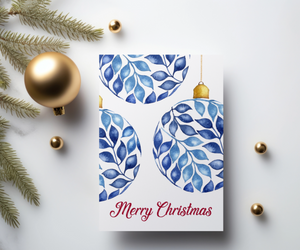 Baubles of Joy - Christmas Greeting Card