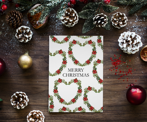 Wreaths of Love & Joy - Christmas Greeting Card