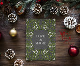 Mistletoe Love & Magic - Christmas Greeting Card