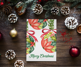 Whimsical Baubles of Delight - Christmas Greeting Card