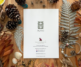 Holly of Grace and Love Christmas Greeting Card