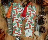 Heliconia Flower Bookmark Front Back