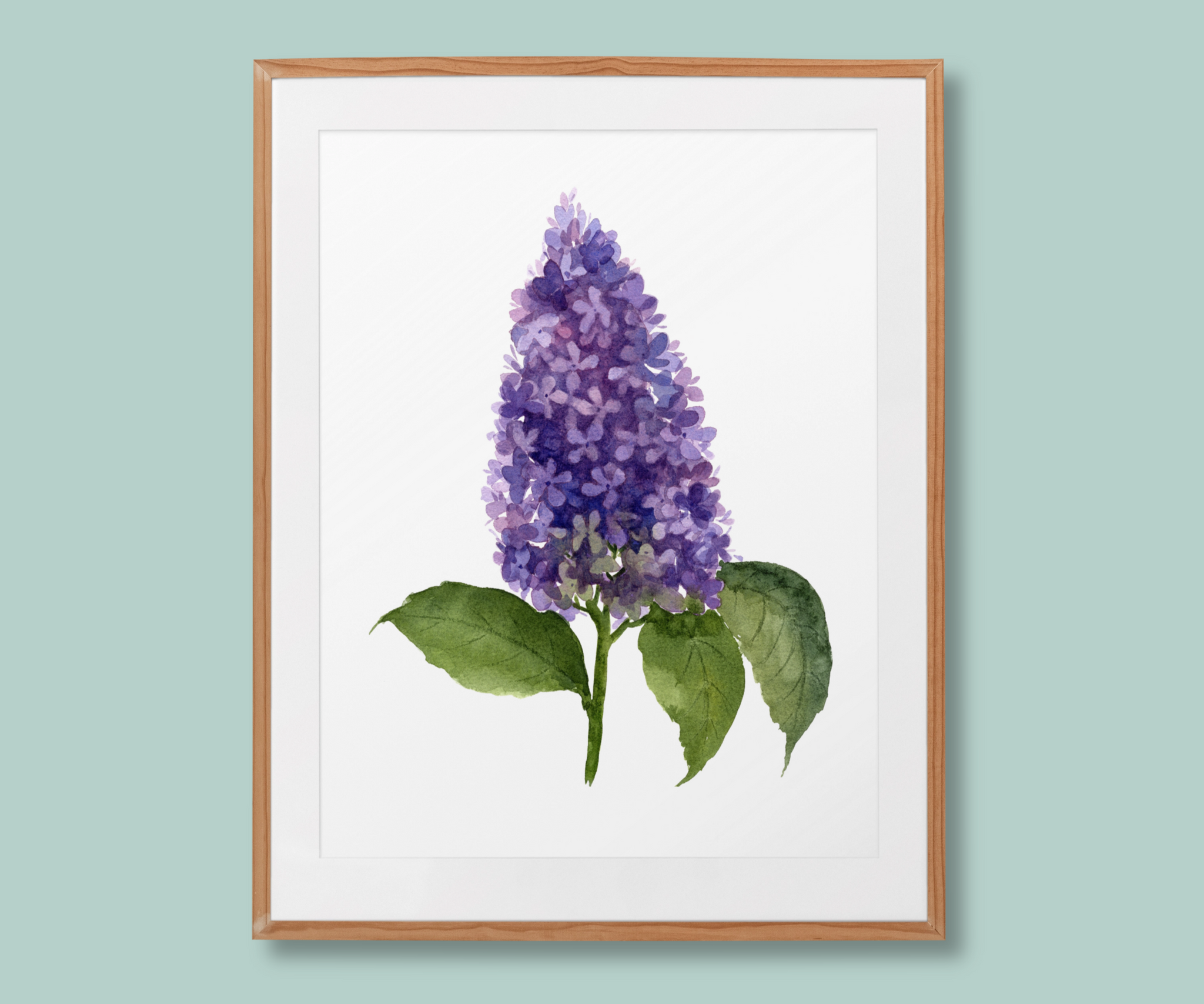 "Whispers of Lilac Beauty" Lilac Flower Art Print