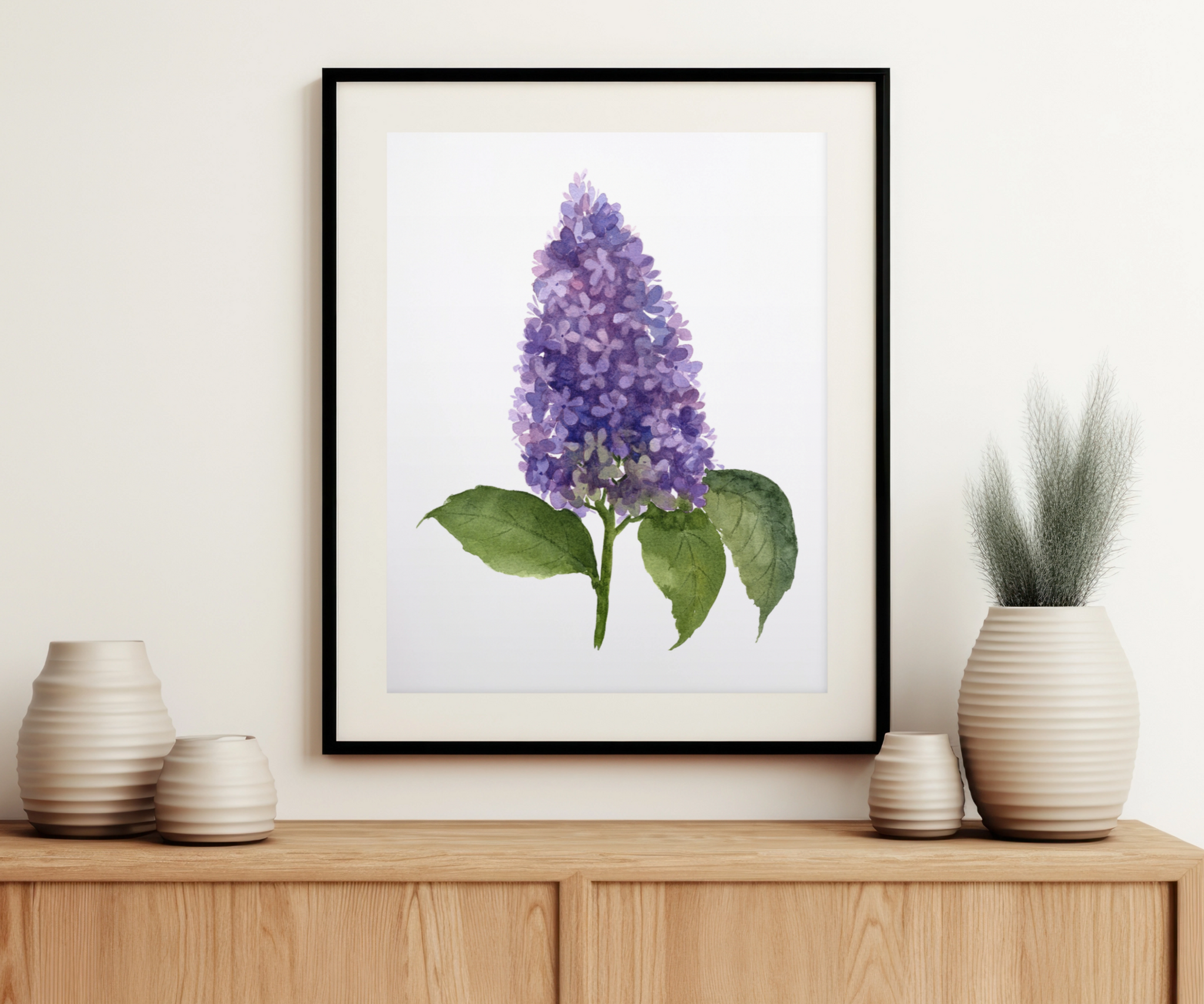 "Whispers of Lilac Beauty" Lilac Flower Art Print