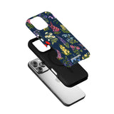 Dual-layer protection of the Petals of the Wild case showing soft rubber inner shell and hard outer cover.