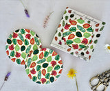 Seasonal Symphony set of four ceramic tea coasters presented as a thoughtful gift for tea and home decor lovers

